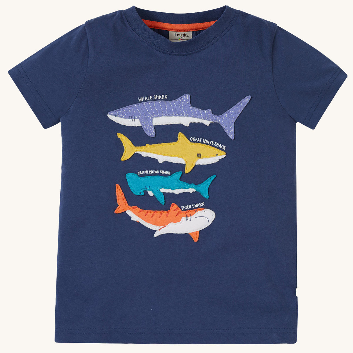 T-Shirt Haifische von Frugi