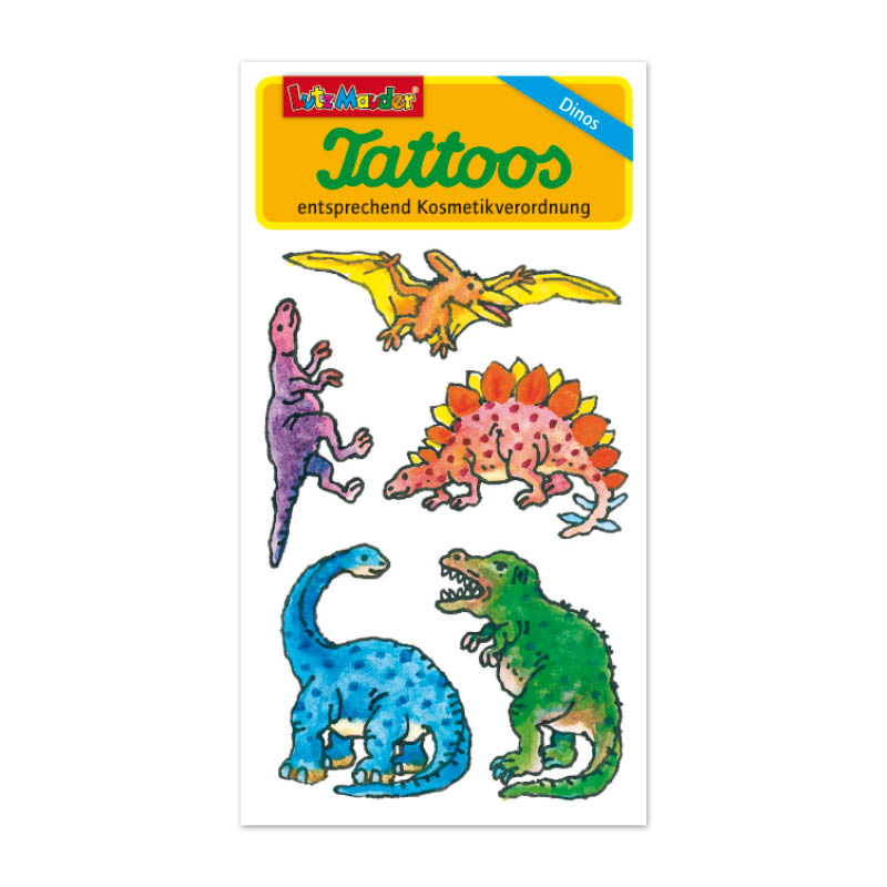 Mini Tattos Dinosaurier