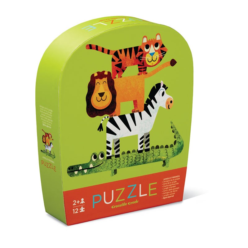 Recyceltes mini Puzzle Jungle 2 Jahre+