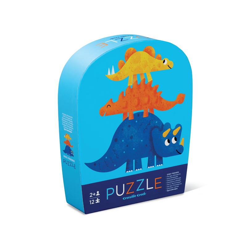 Recyceltes mini Puzzle Dinos 2 Jahre+