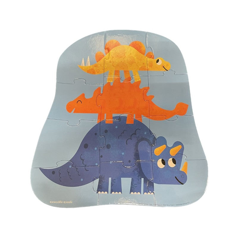 Recyceltes mini Puzzle Dinos 2 Jahre+