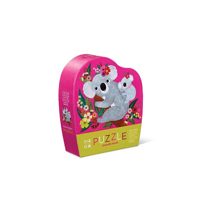 Recyceltes mini Puzzle Koala mit Baby 2 Jahre+