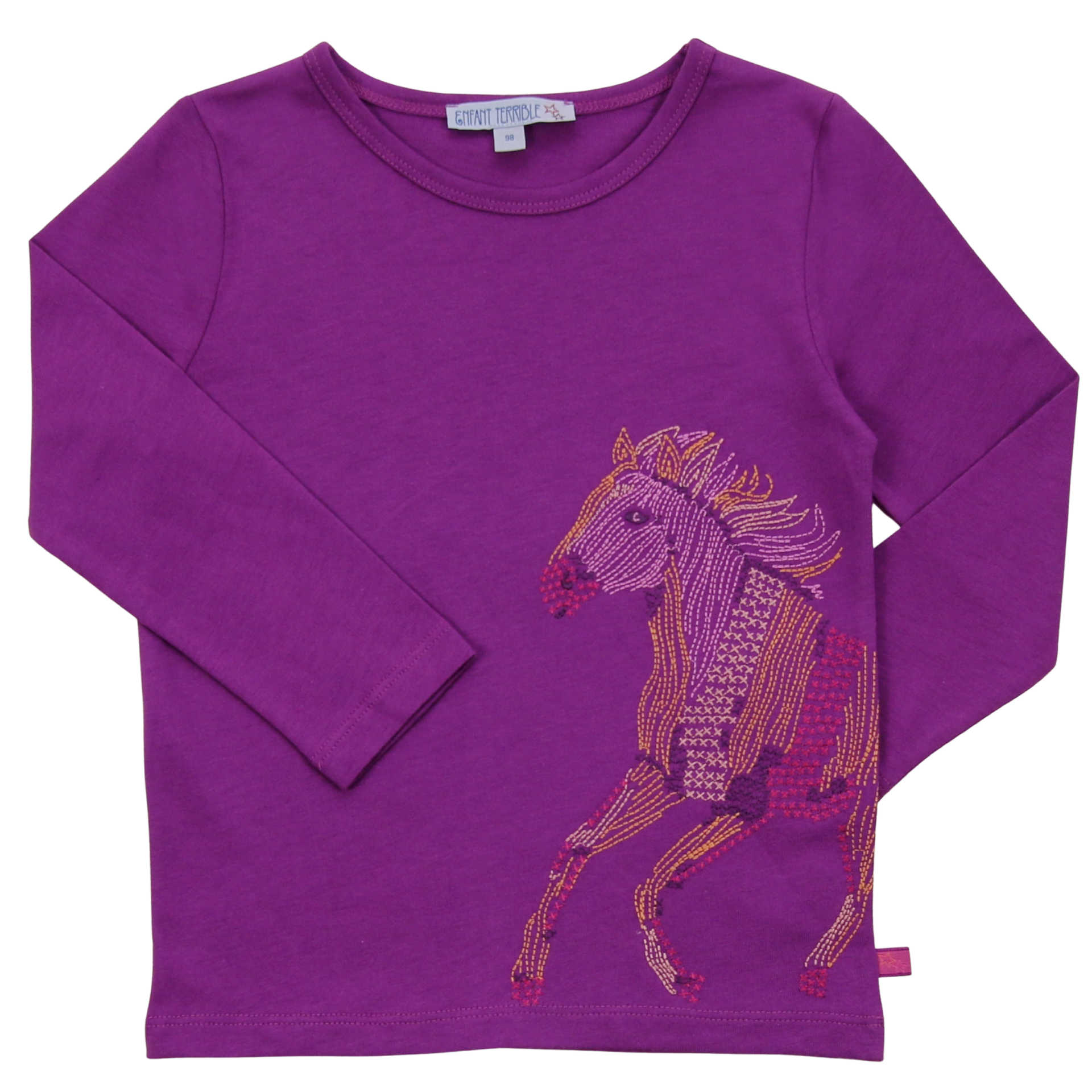 Shirt mit Pferdestickerei von Enfant Terrible