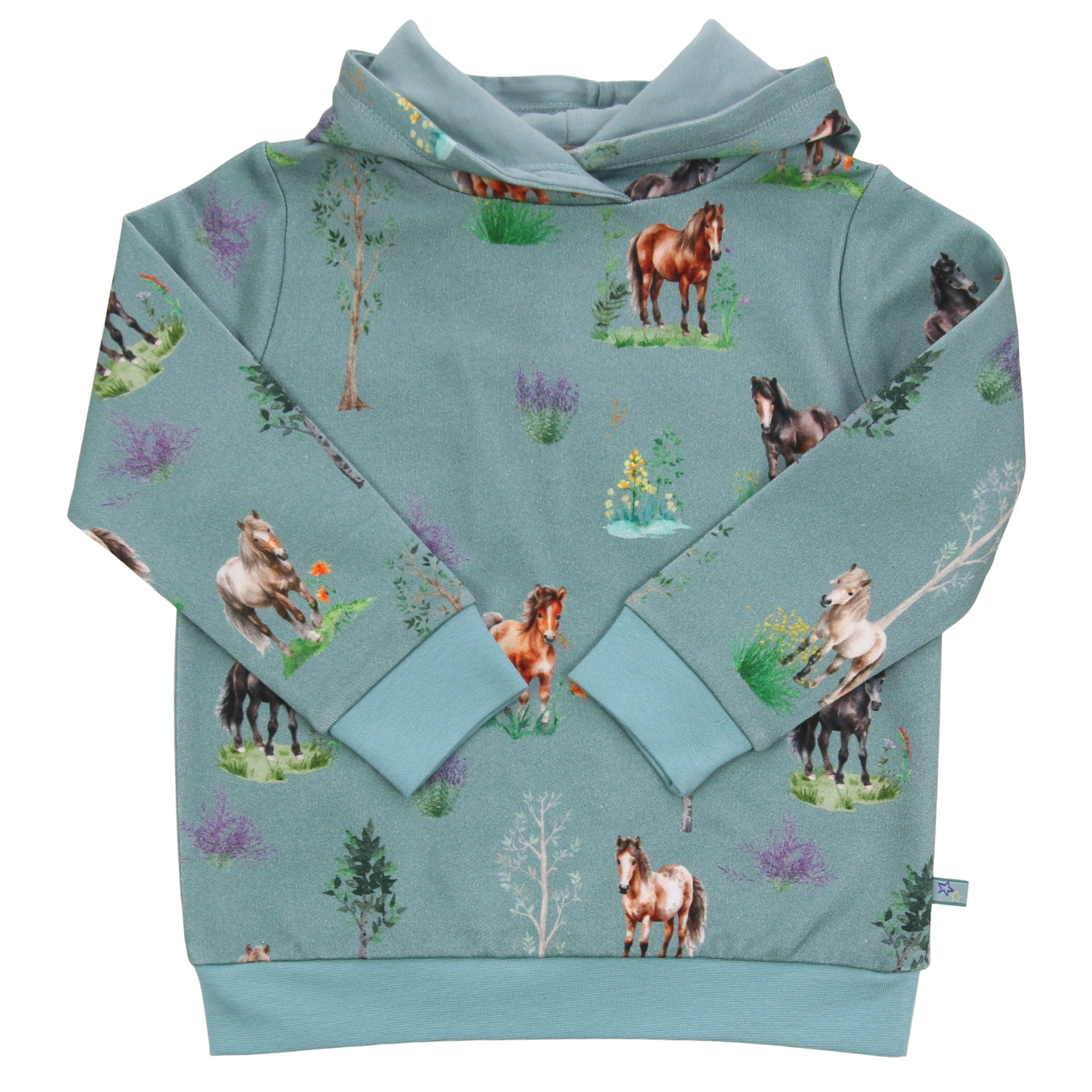 Hoodie Sweatshirt mit Kaputze und Ponydruck von Enfant Terrible