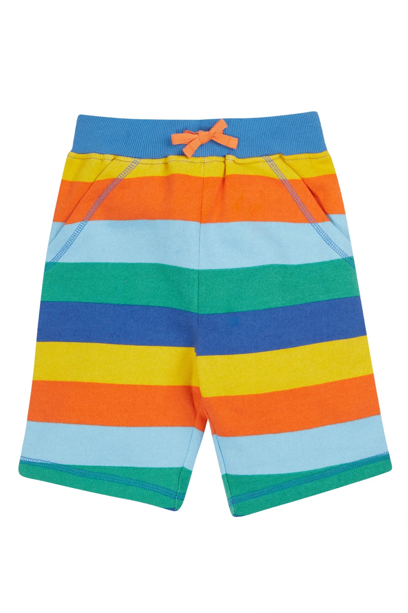 Hose mit Regenbogenstreifen von Frugi