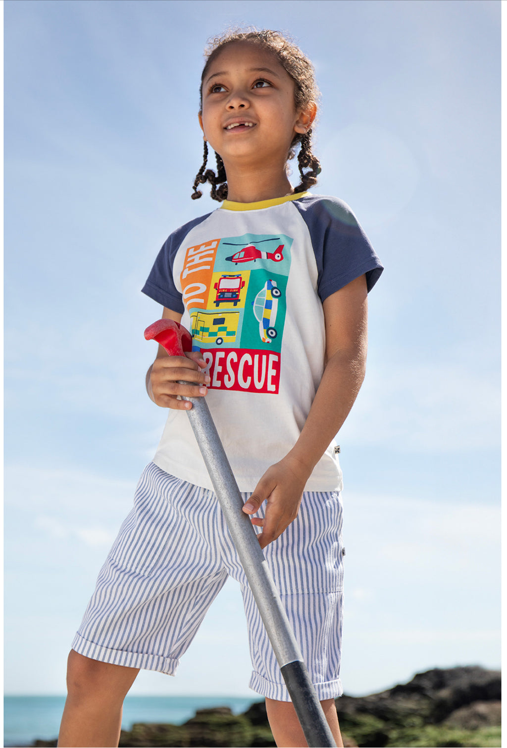 Shorts gestreift von Frugi