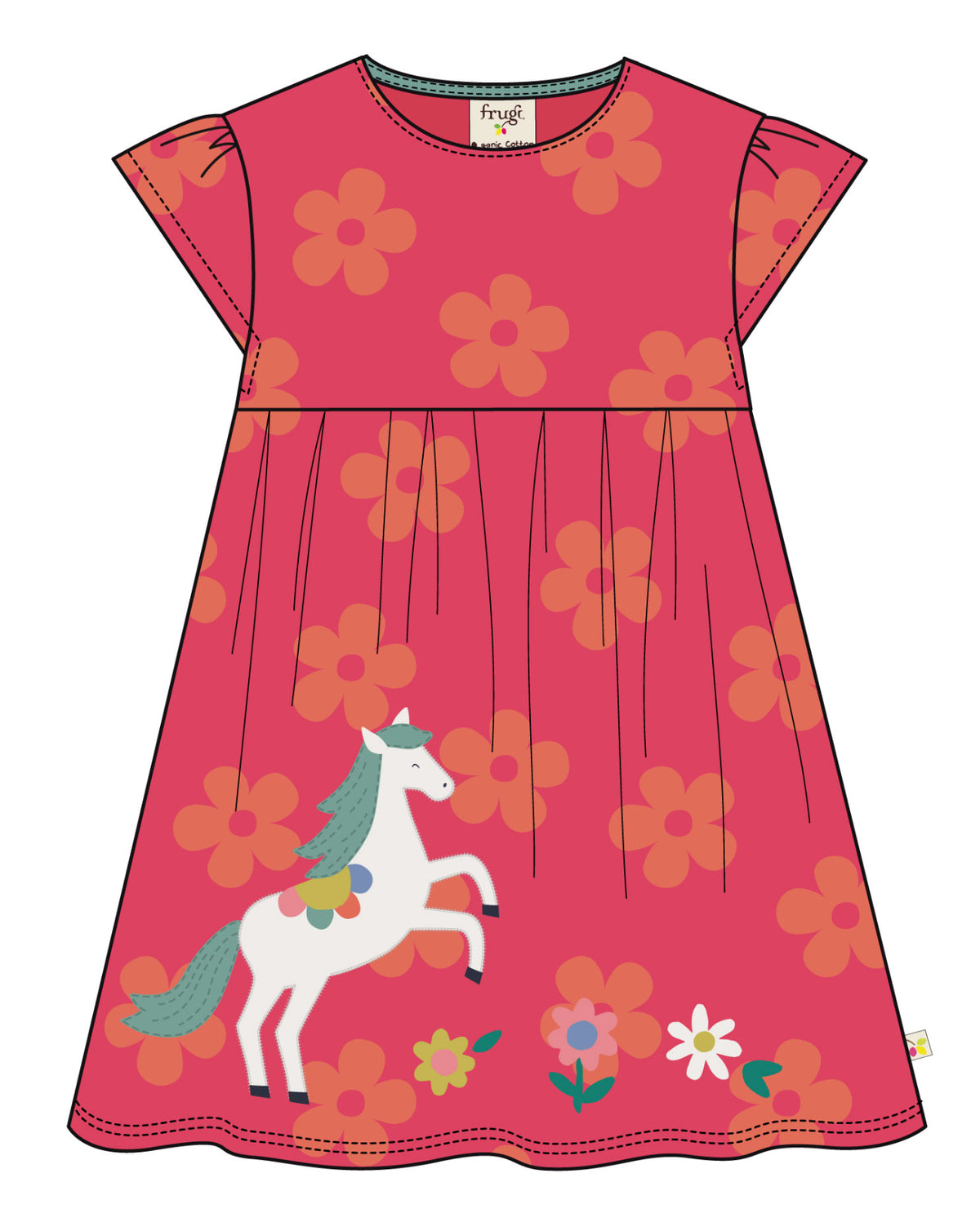 Kleid Pferd von Frugi