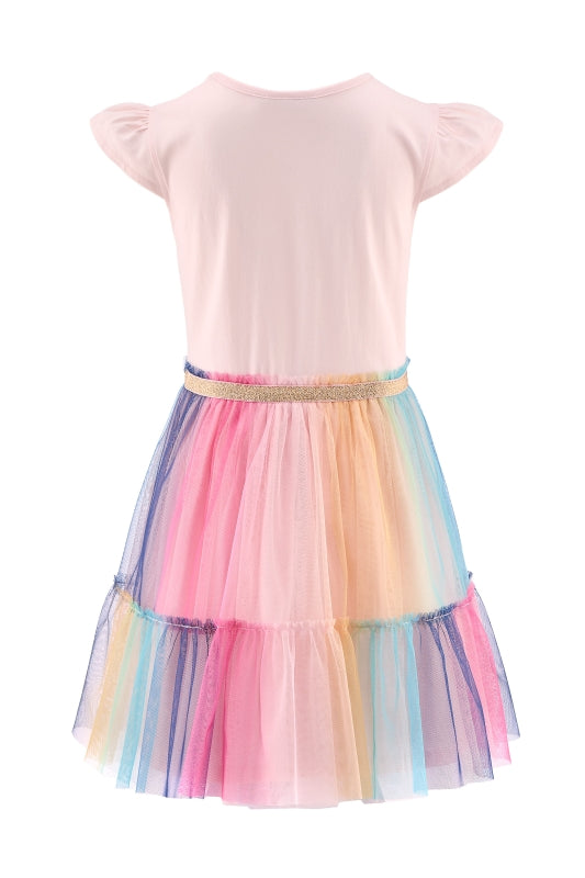 Kleid Pferd mit Blumen bunt von Happy Girls