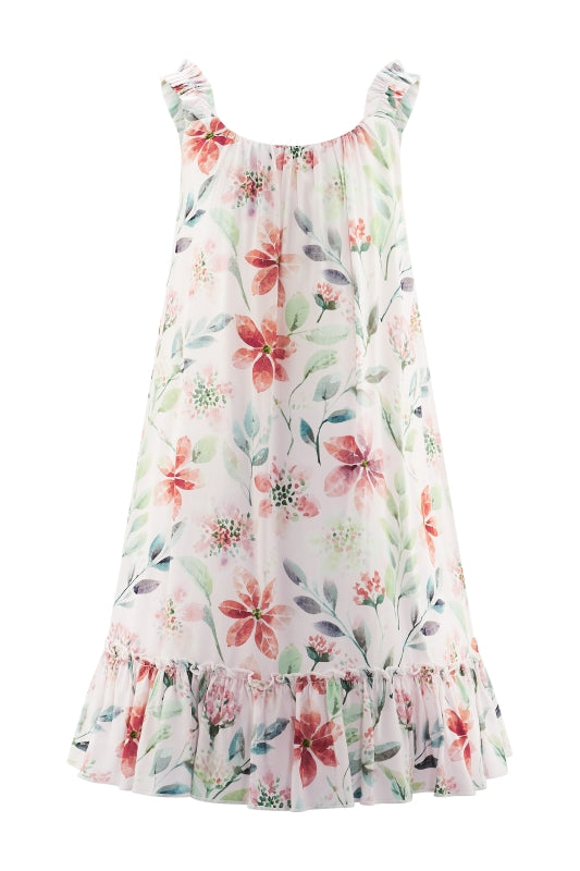 Kleid von Happy Girls mit Blumenprint