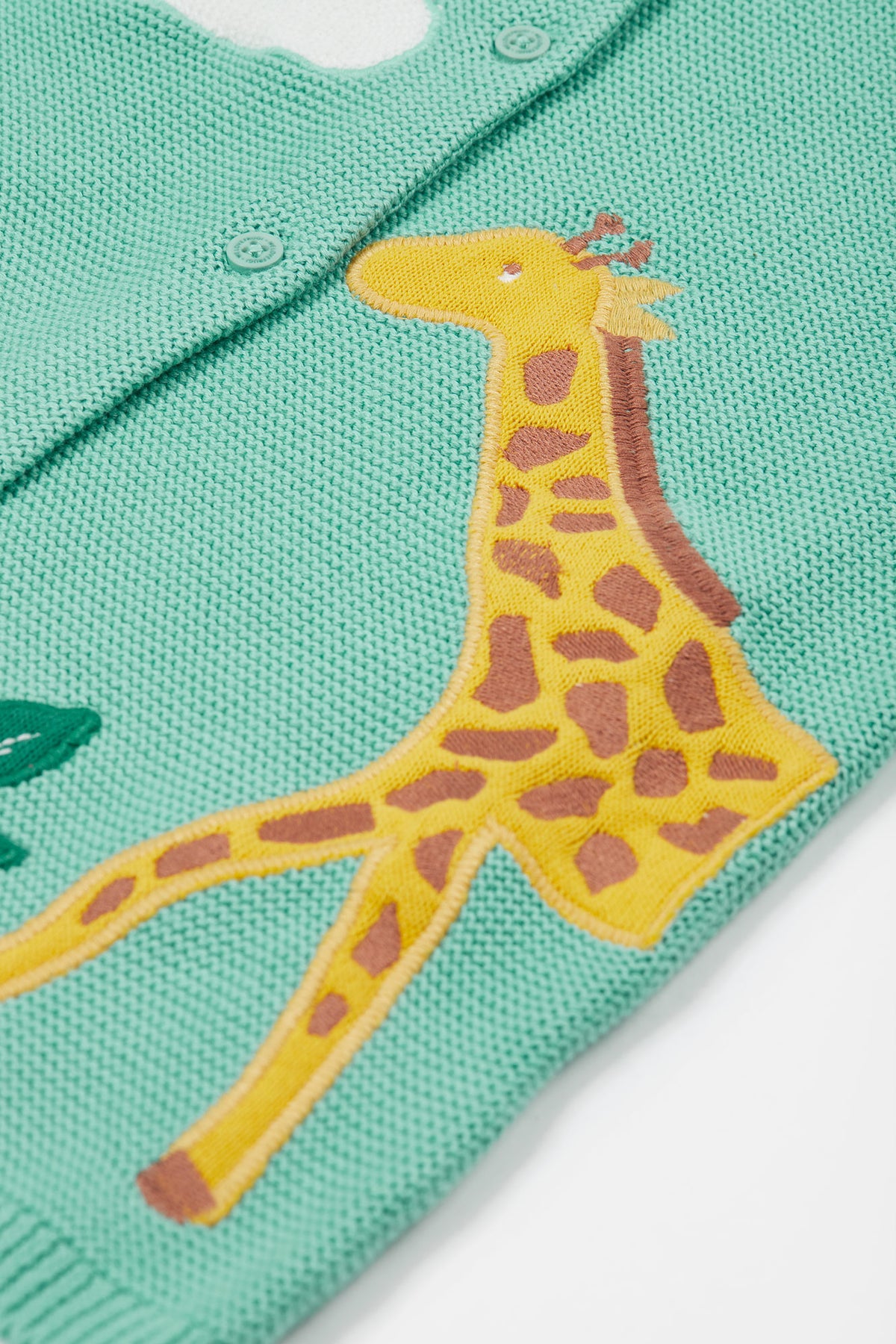 Strickjacke von Frugi Giraffe
