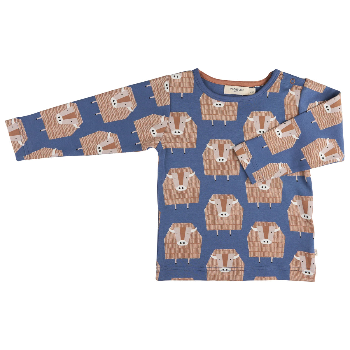 Shirt mit Büffel von Pigeon