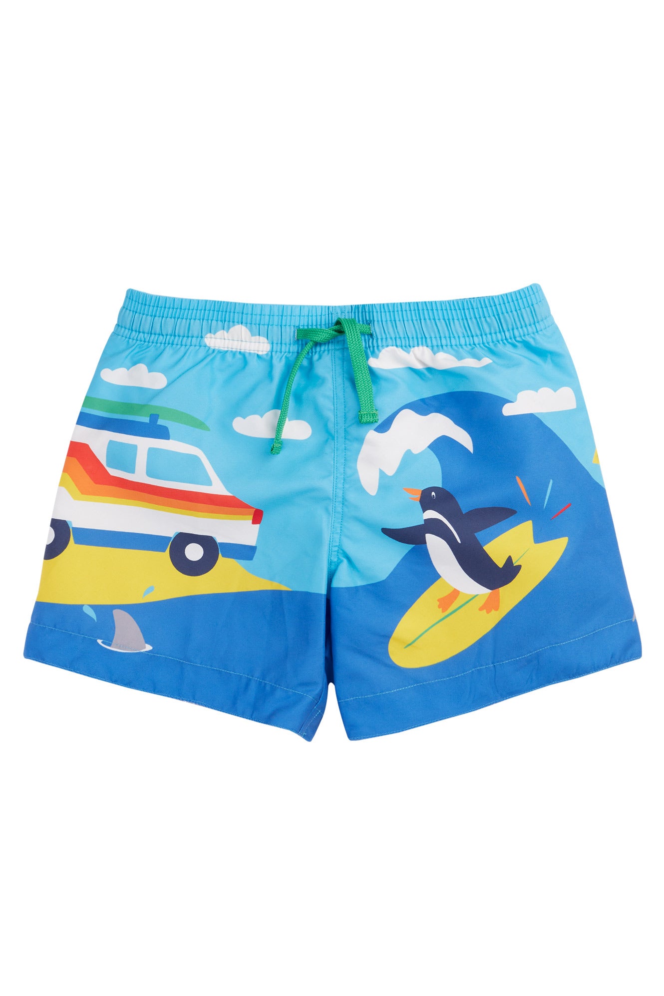 Badehose blau WV von Frugi