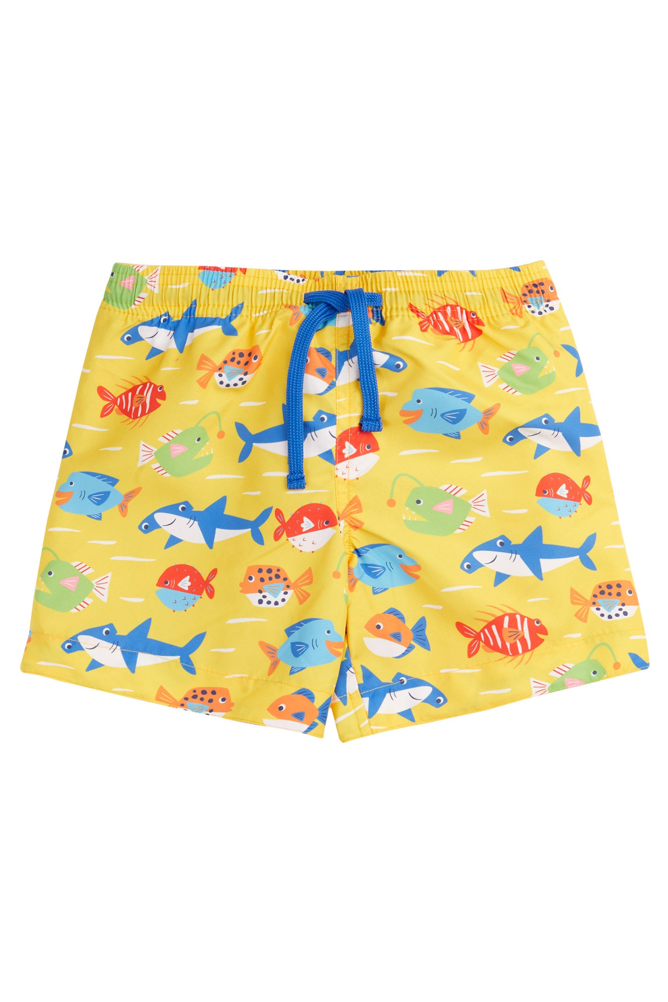 Badehose gelb Fische von Frugi