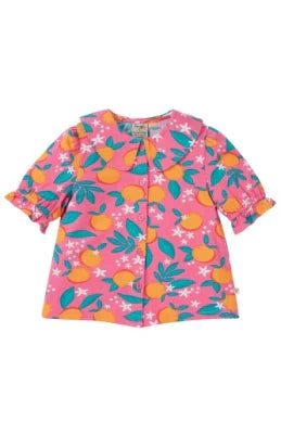 Bluse Orangenblüte von Frugi