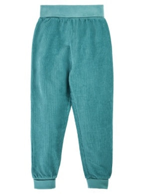 Hose cord mit Bund grün von Frugi
