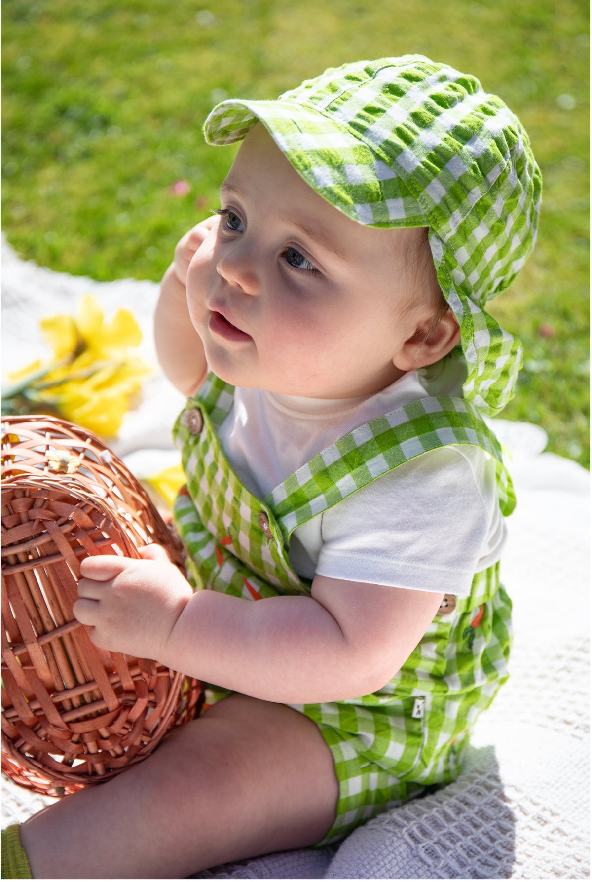 Set 2-teiliger Overall mit T-shirt von Frugi