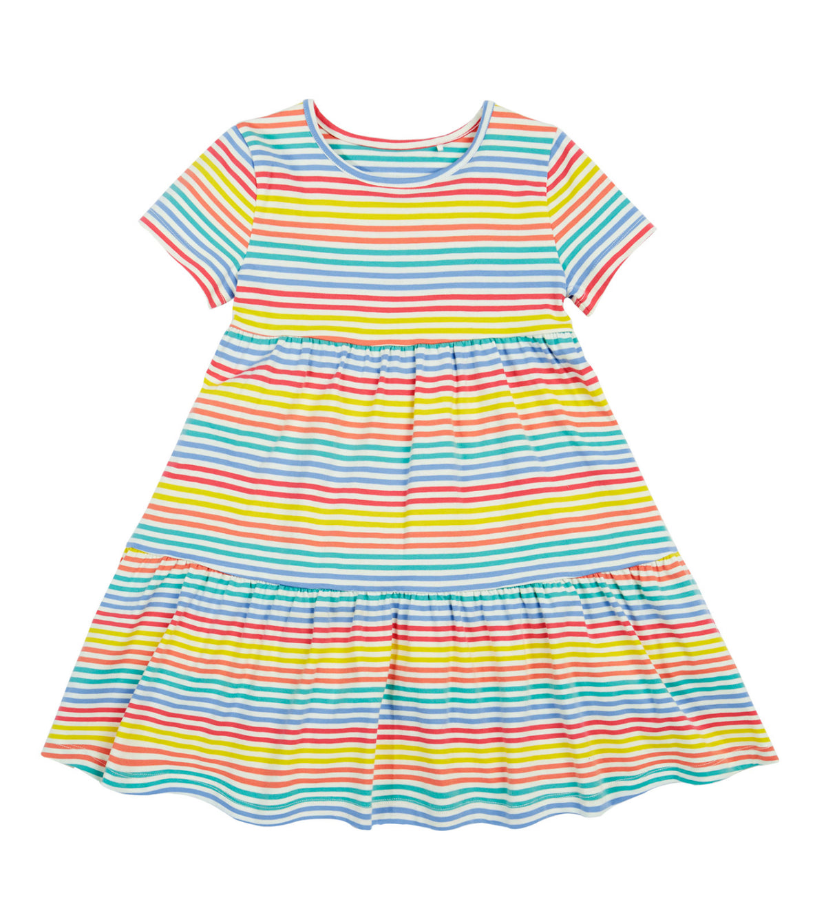 Kleid mit bunten Streifen von Frugi