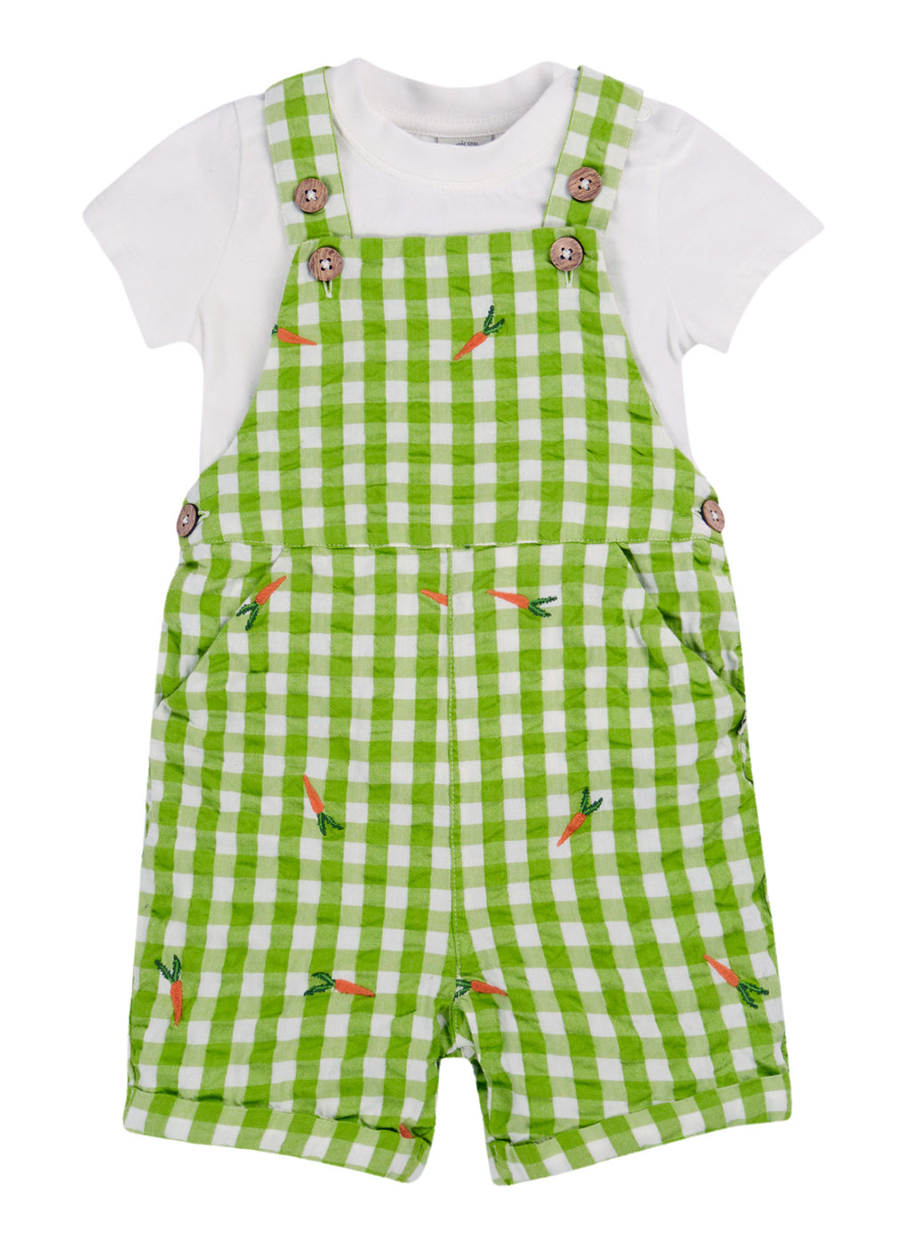 Set 2-teiliger Overall mit T-shirt von Frugi