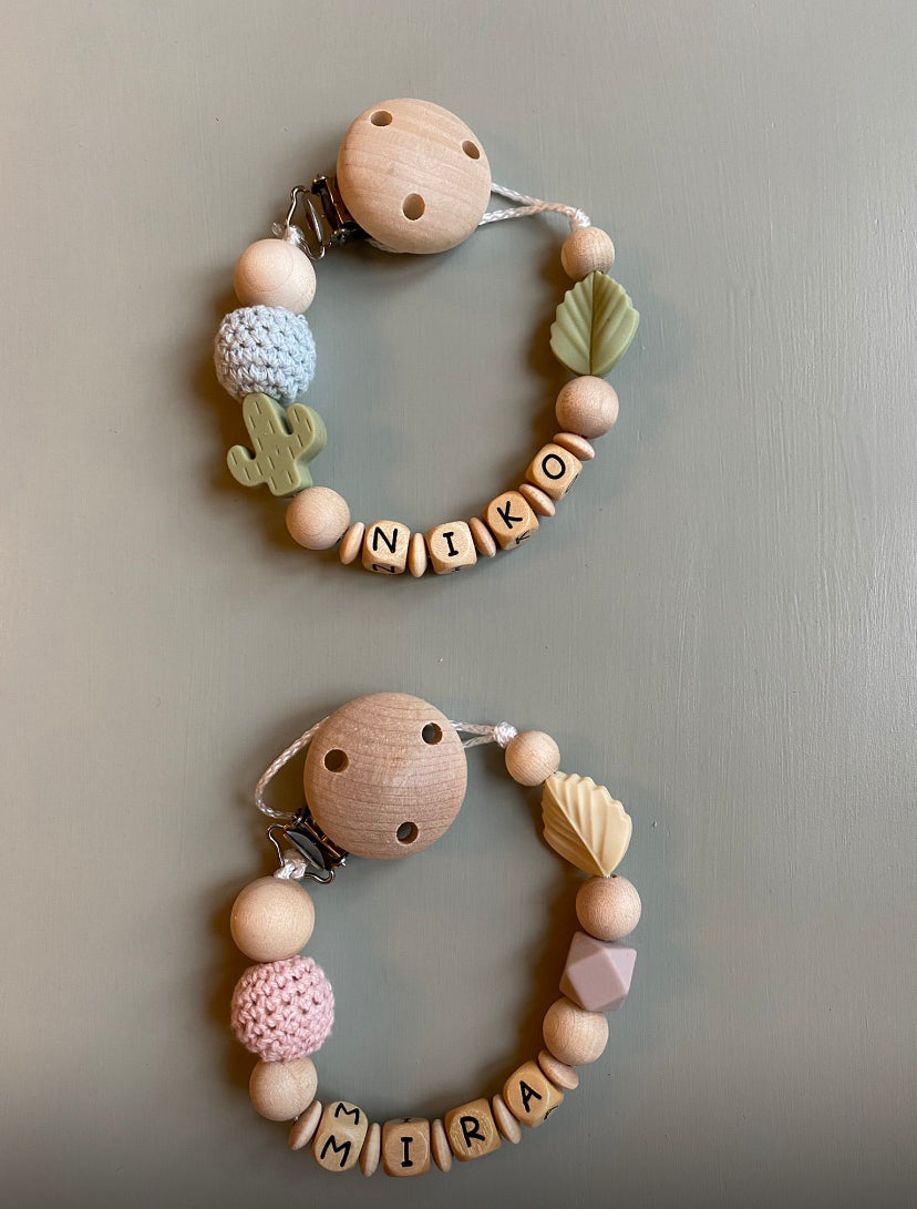 Persönliche Nuggikette mit Kosename oder Name