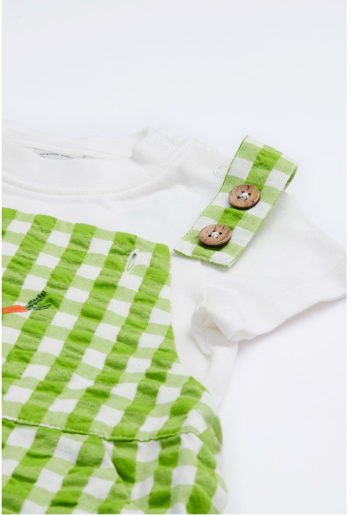 Set 2-teiliger Overall mit T-shirt von Frugi