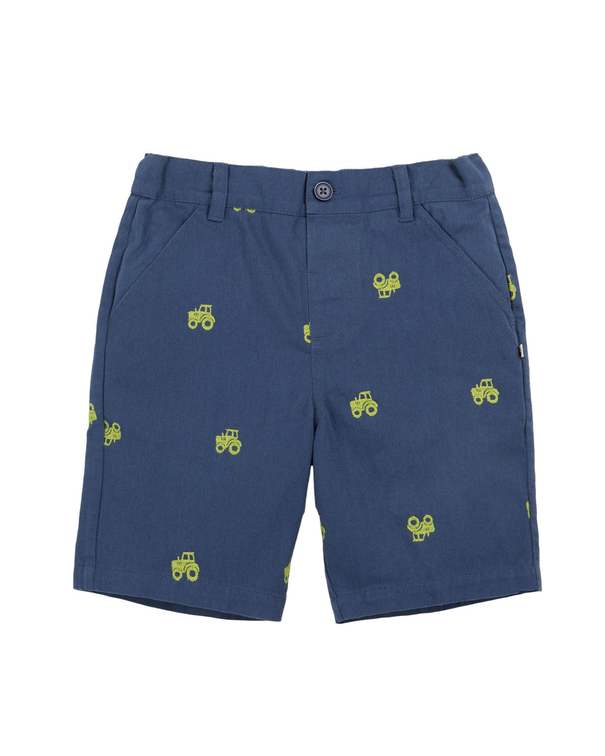 Hose mit Traktor-Stickerei von Frugi