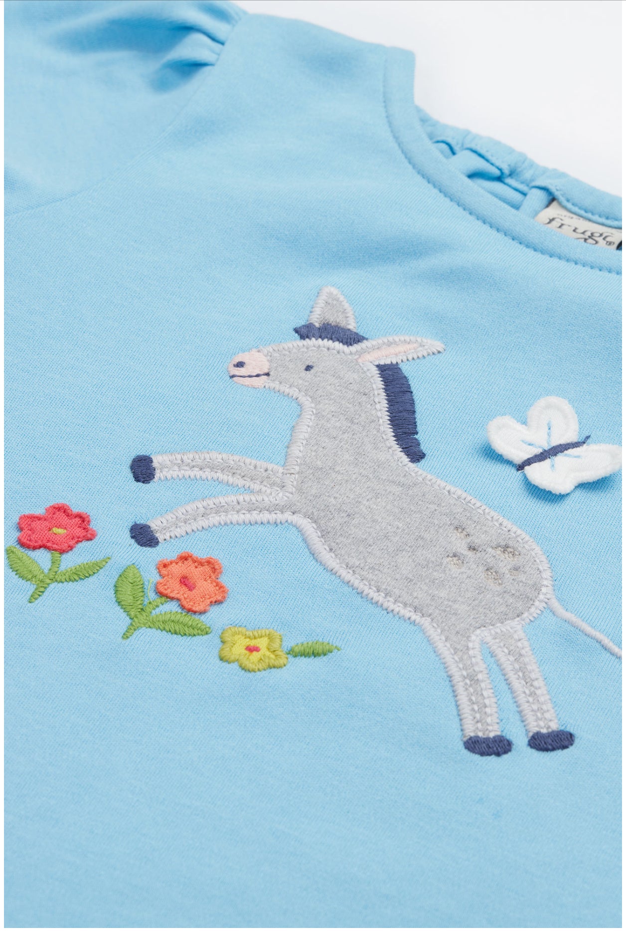 T-Shirt mit Esel von Frugi