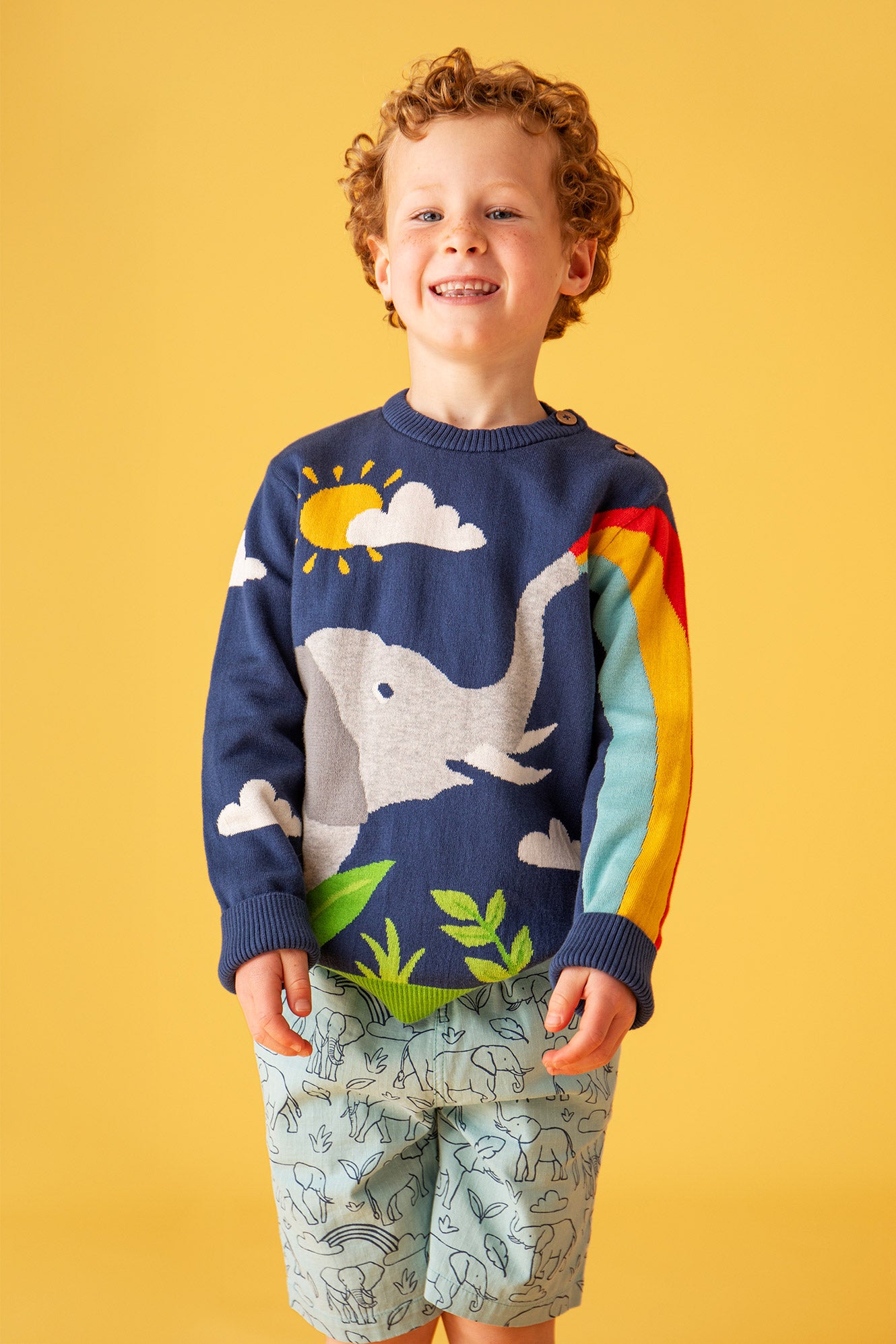 Shorts Elefanten von Frugi