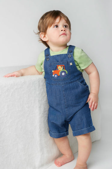 Latzhose Traktor mit Löwe von Frugi
