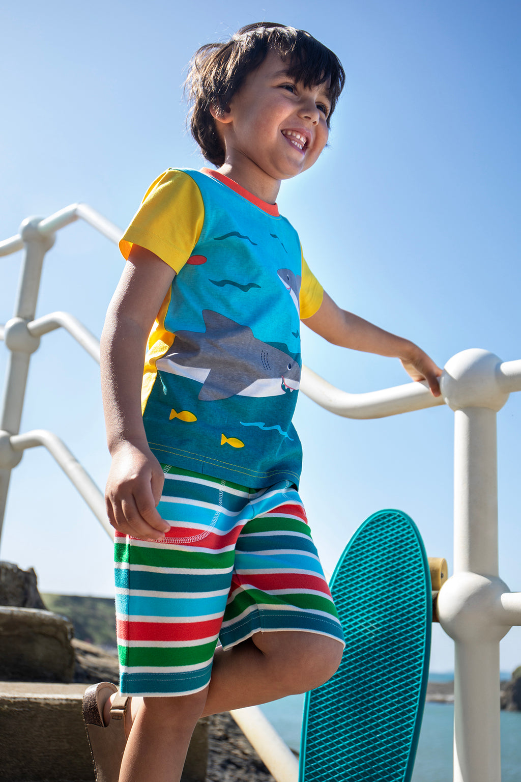 T-Shirt Haifische von Frugi