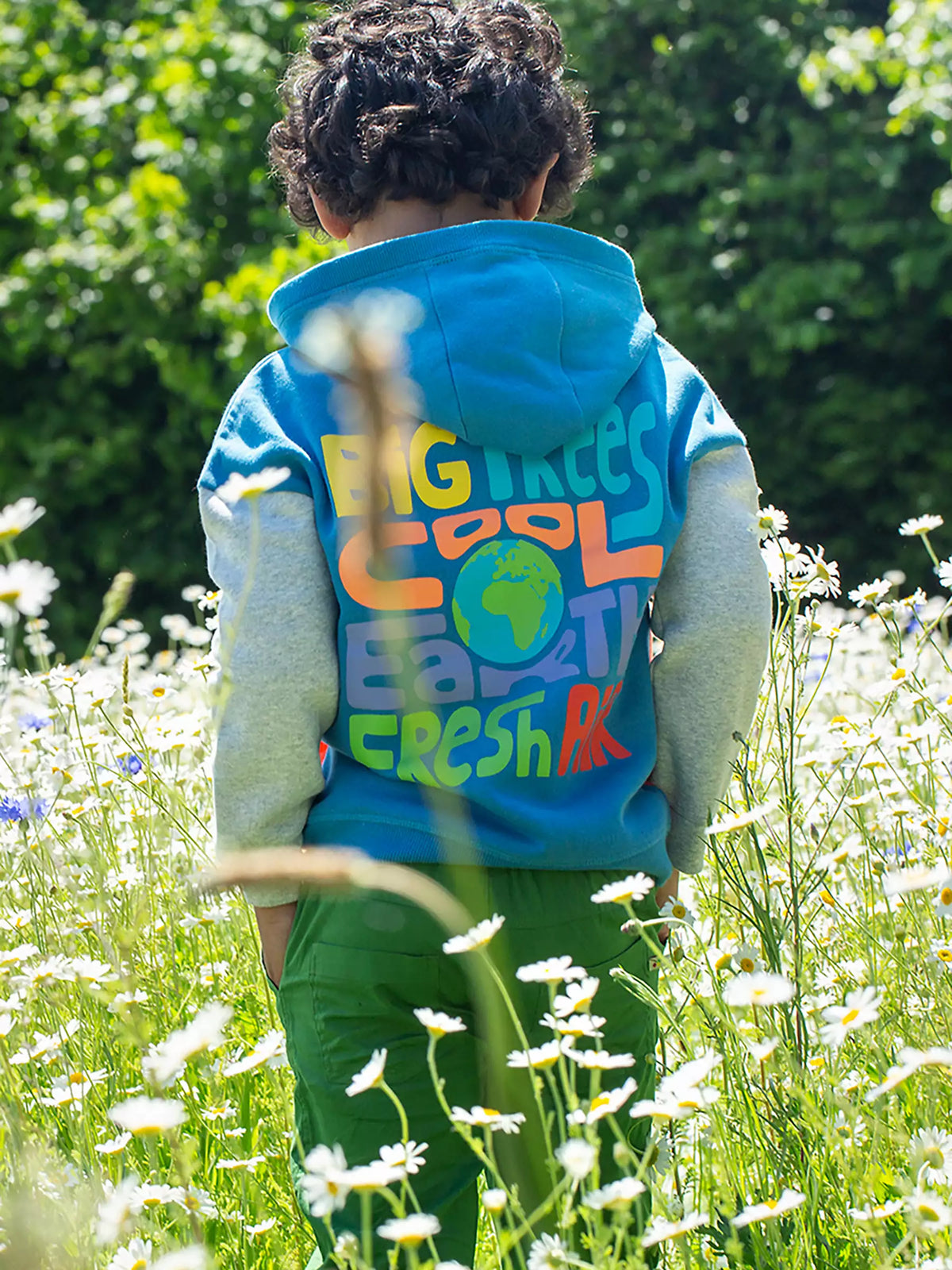 Kapuzen-Pullover Welt von Frugi