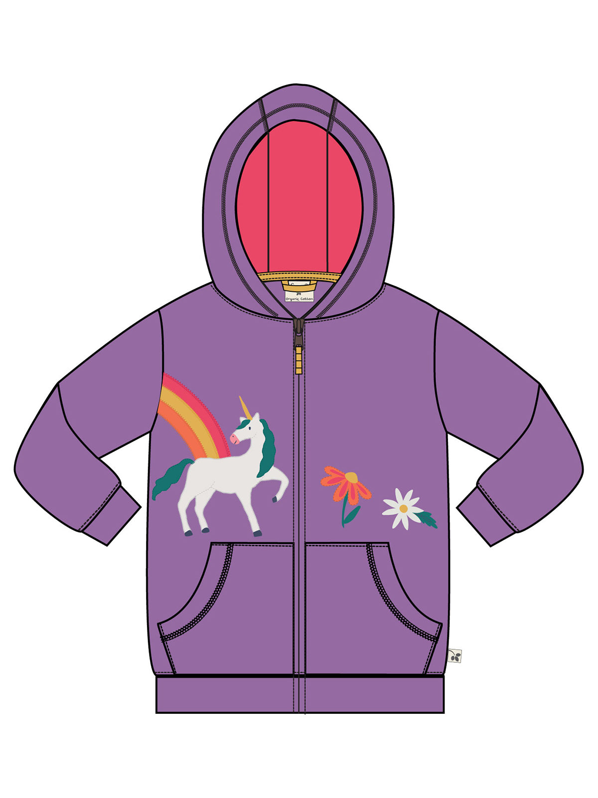 Jacke Sky Dancer Einhorn von Frugi