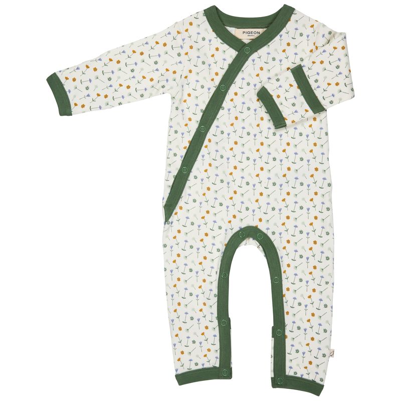 Strampler Blumen von Pigeon