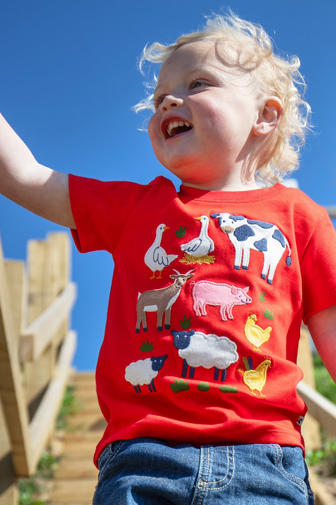 Shirt Bauernhoftiere von Frugi