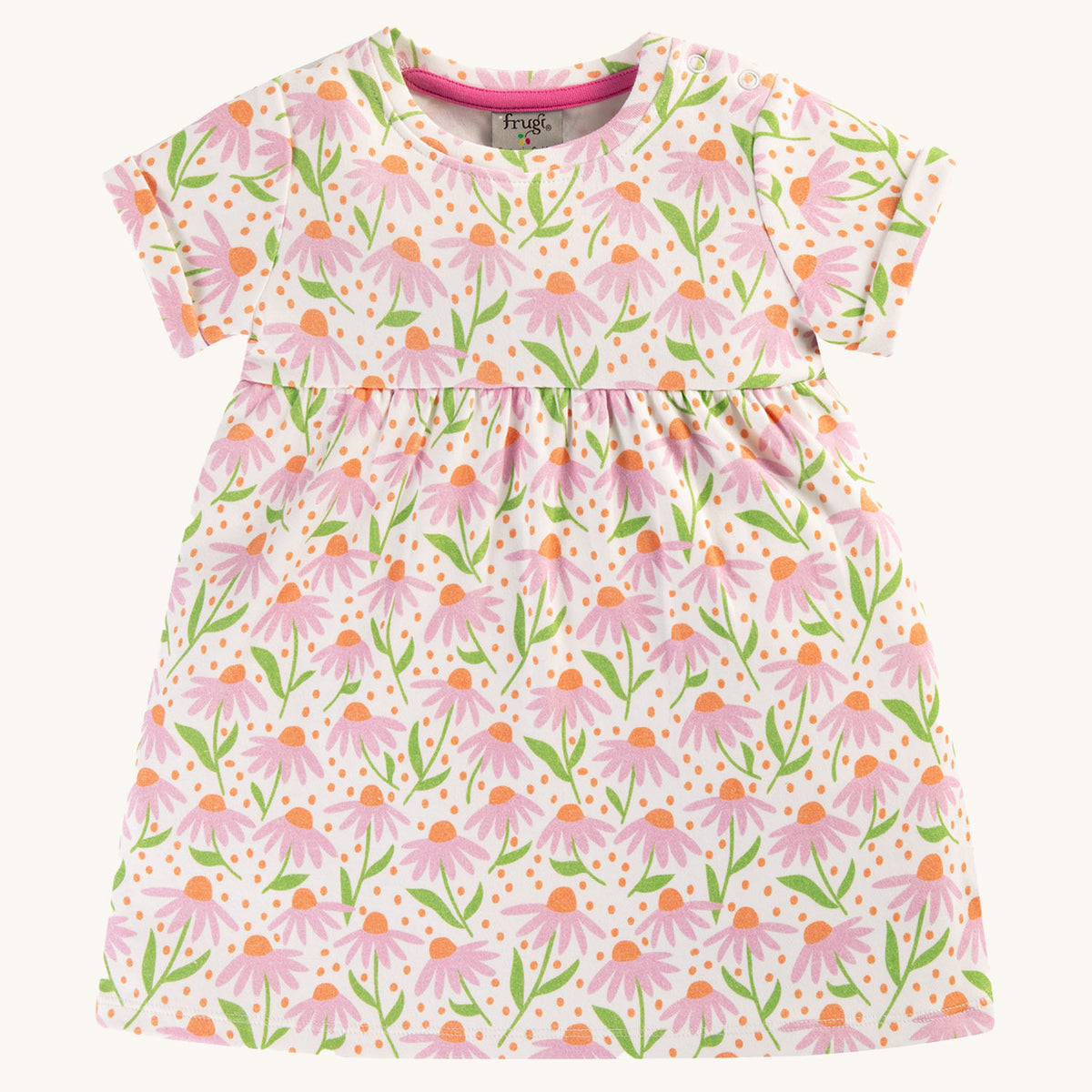 Kleid Blumen Echinacea von Frugi