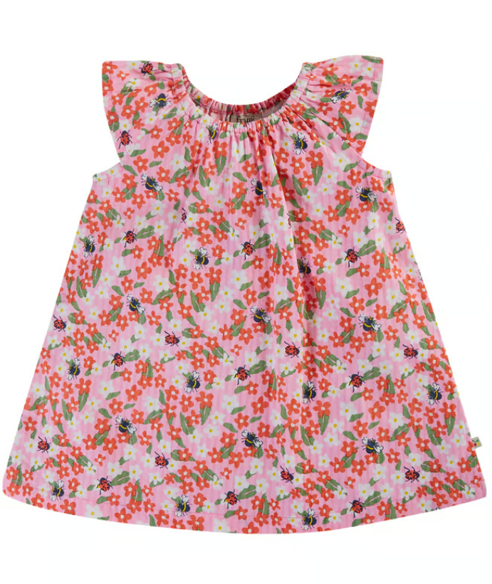 Kleid Blumen, Marienkäfer von Frugi