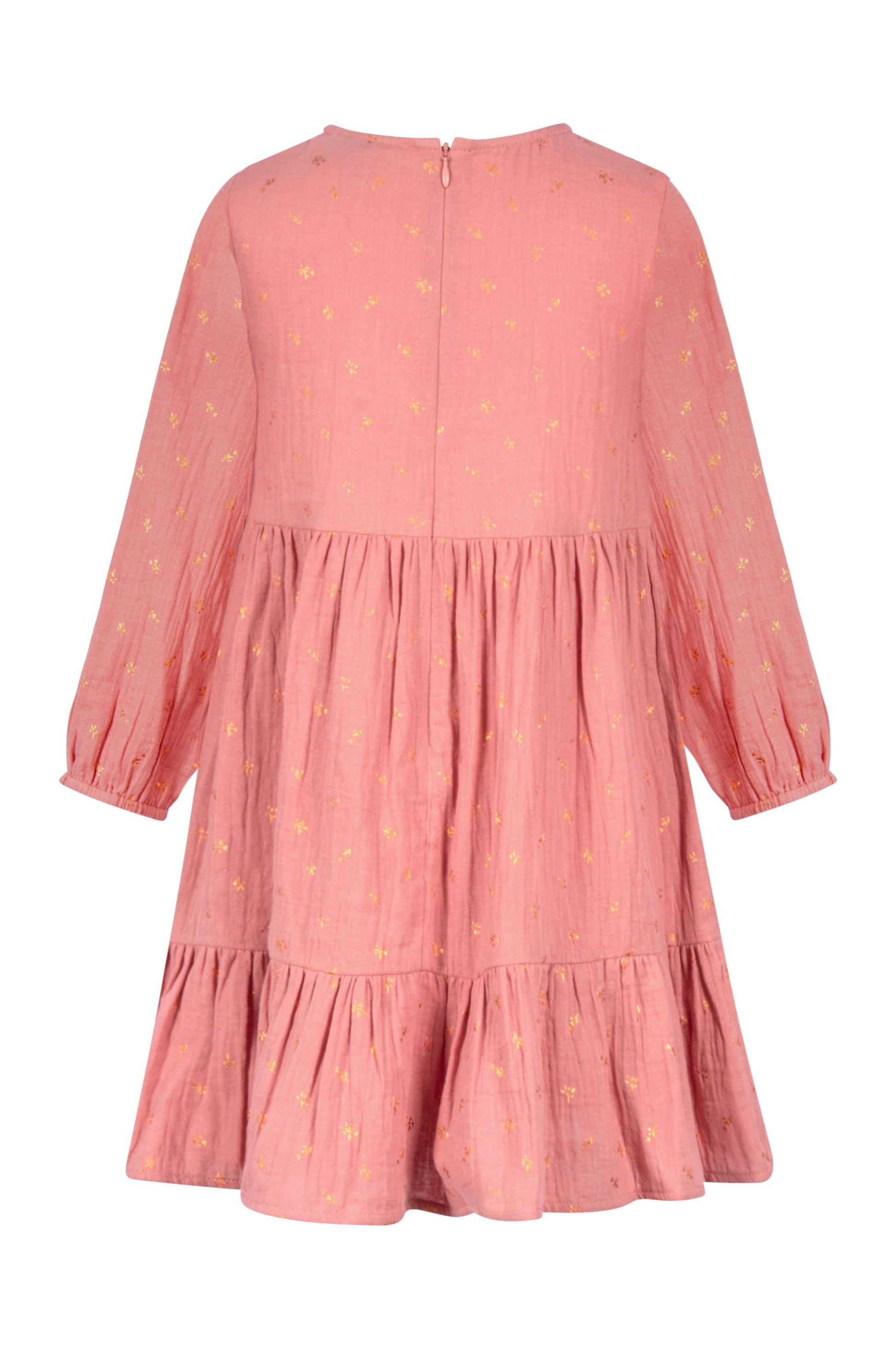 Kleid goldene Blätter in peach von Happy Girls
