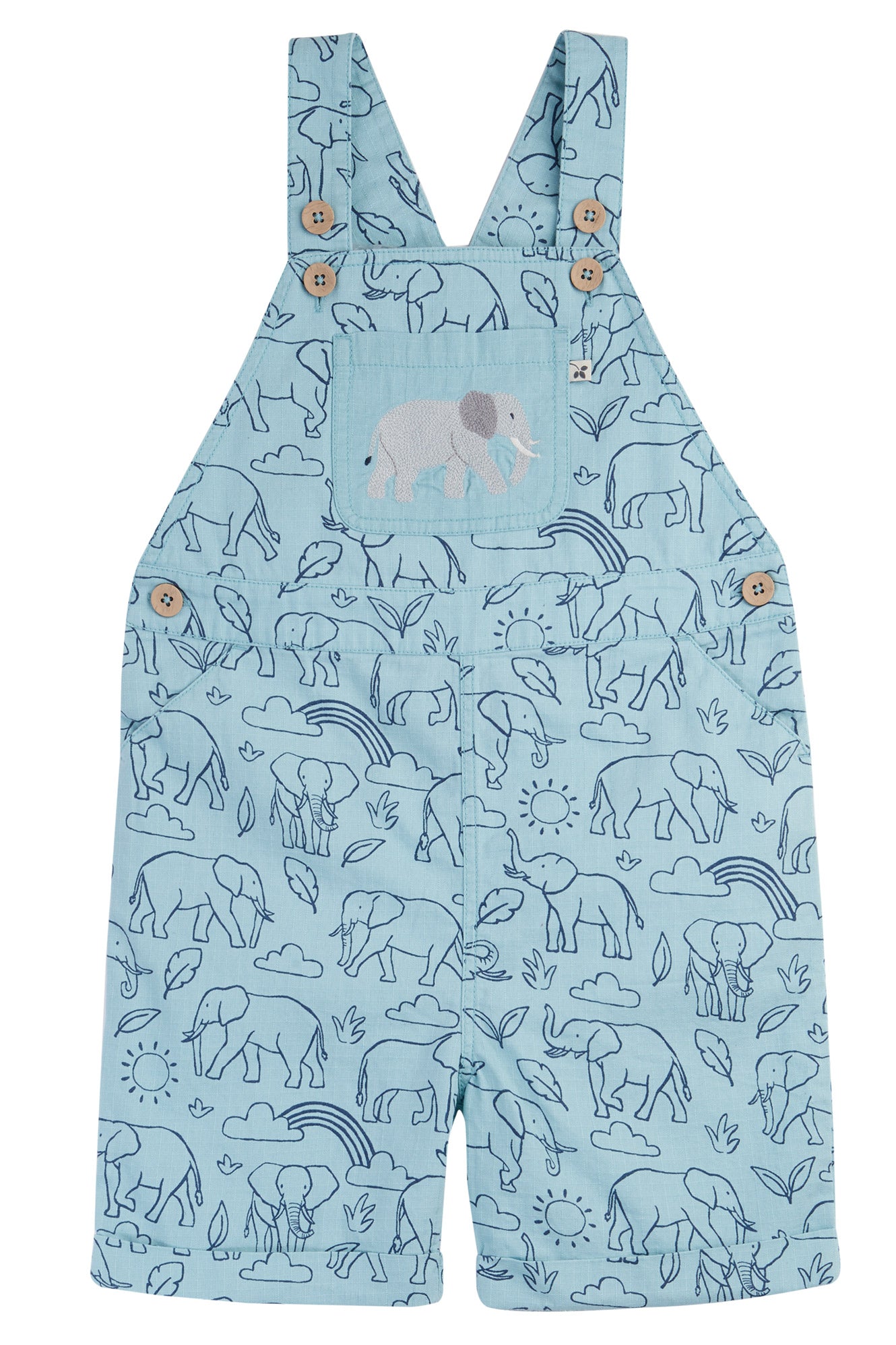 Latzhose Elefanten von Frugi