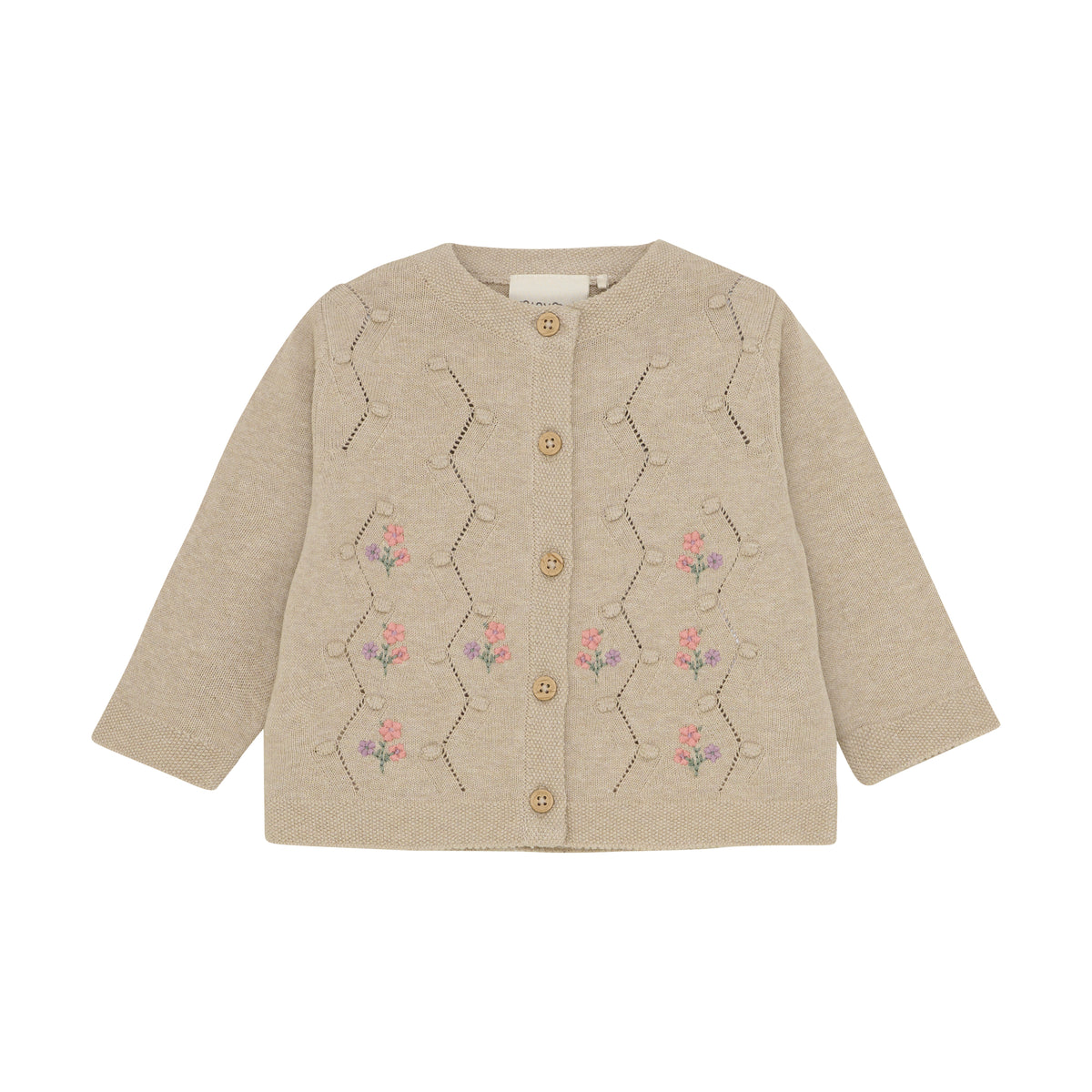 Strickjacke in beige von Minymo