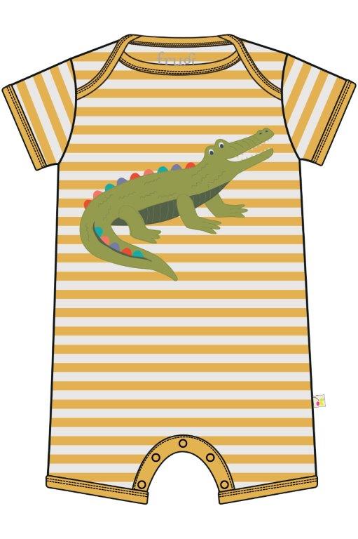 Strampler Krokodil von Frugi