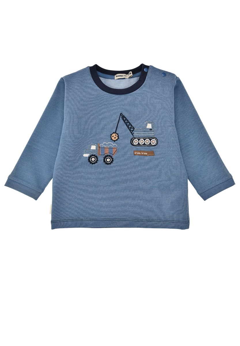 Shirt Baufahrzeuge blau von Bondi