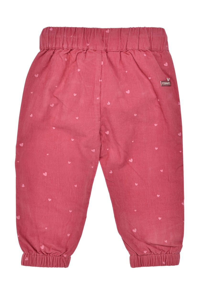 Cordhose Herz pink von Bondi