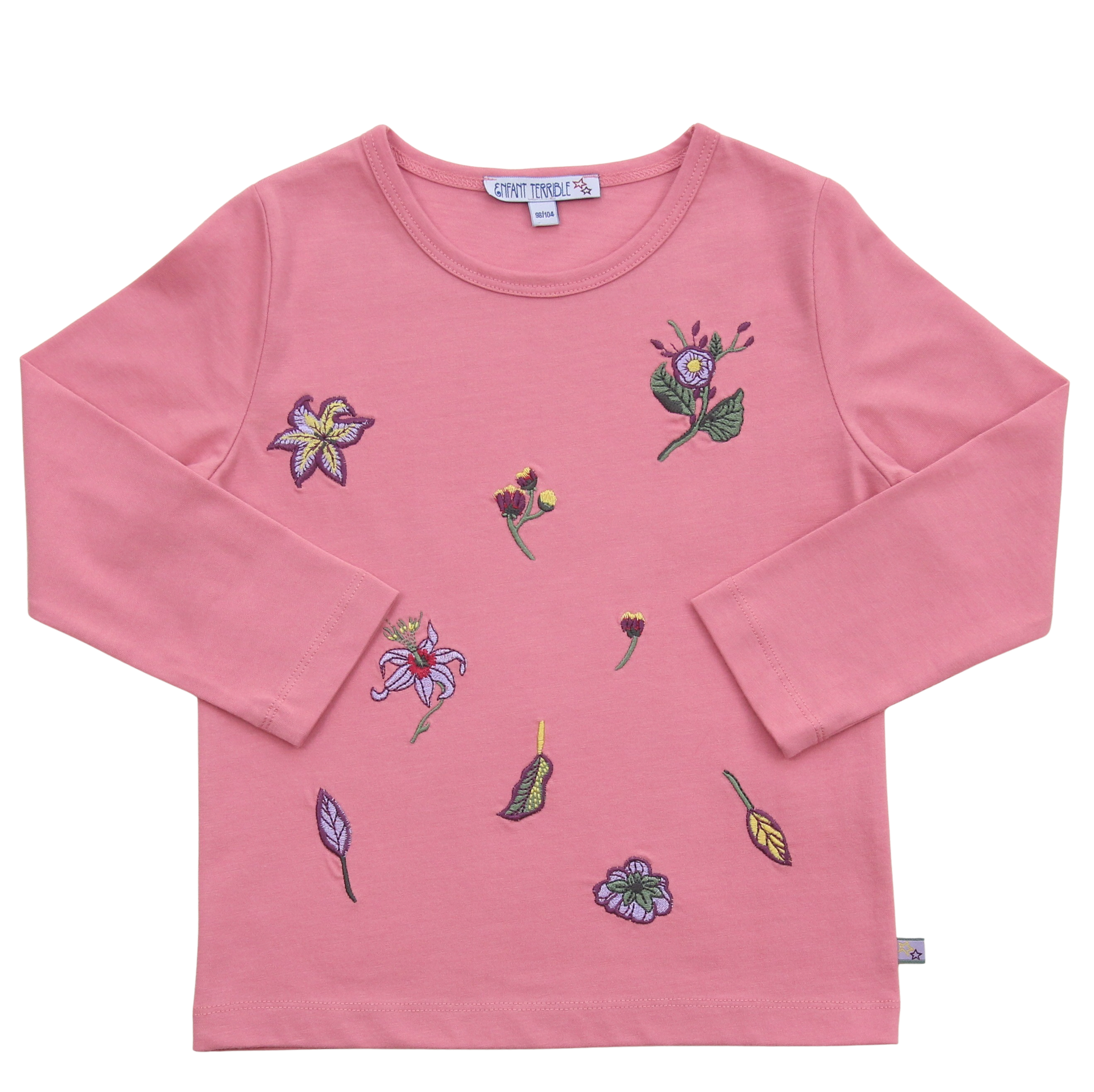 Shirt mit Blumenstickerei von Enfant Terrible