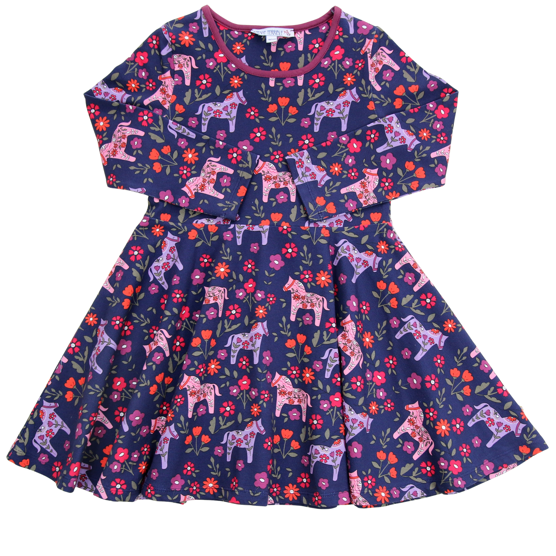 Sweatkleid Pferdedruck von Enfant Terrible