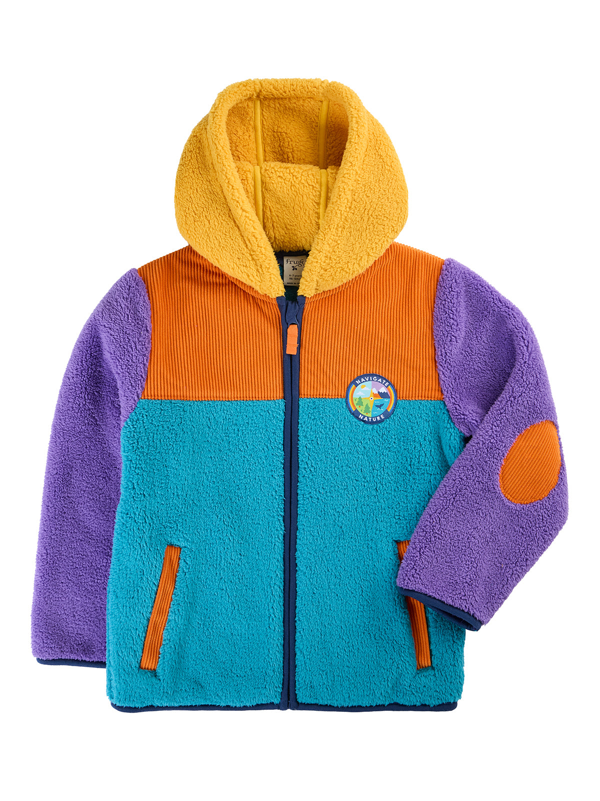 Fleecejacke bunt von Frugi