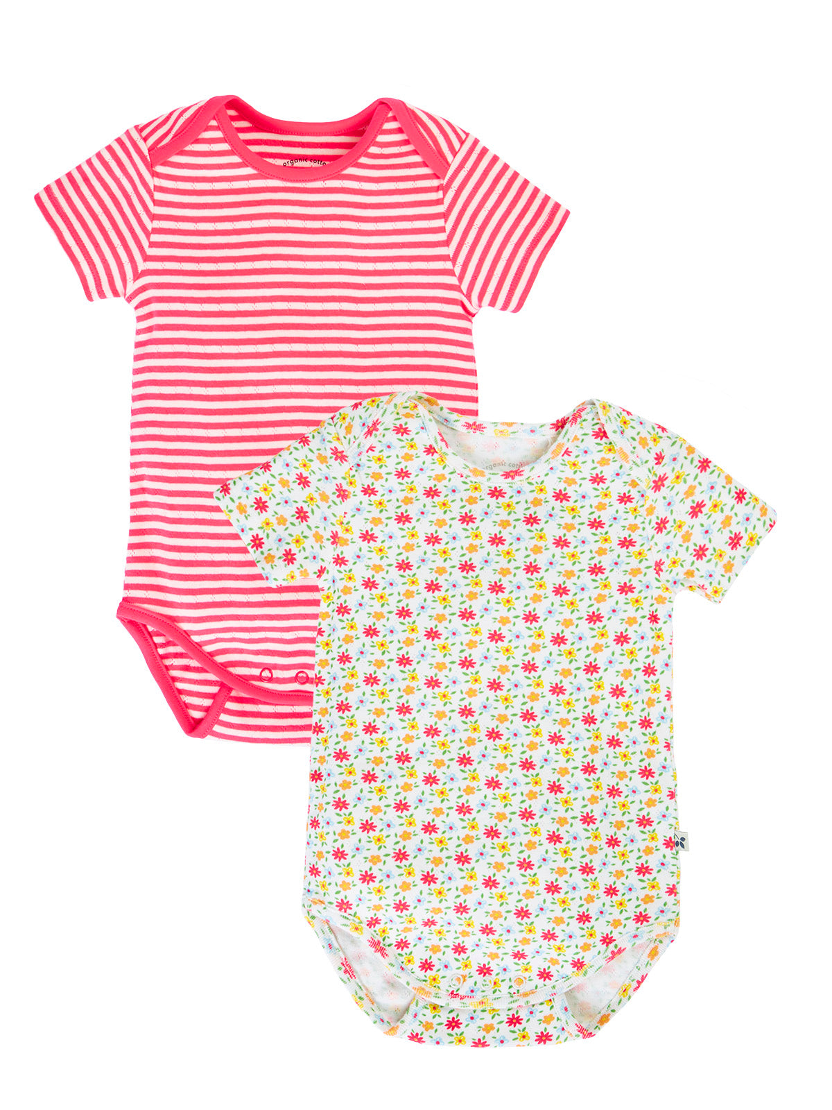 Body Blumen oder rosa/weiss gestreift von Frugi