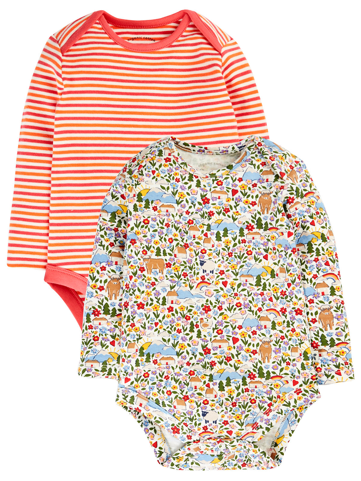 Body Hochlandrind oder rot/ weiss gestreift von Frugi