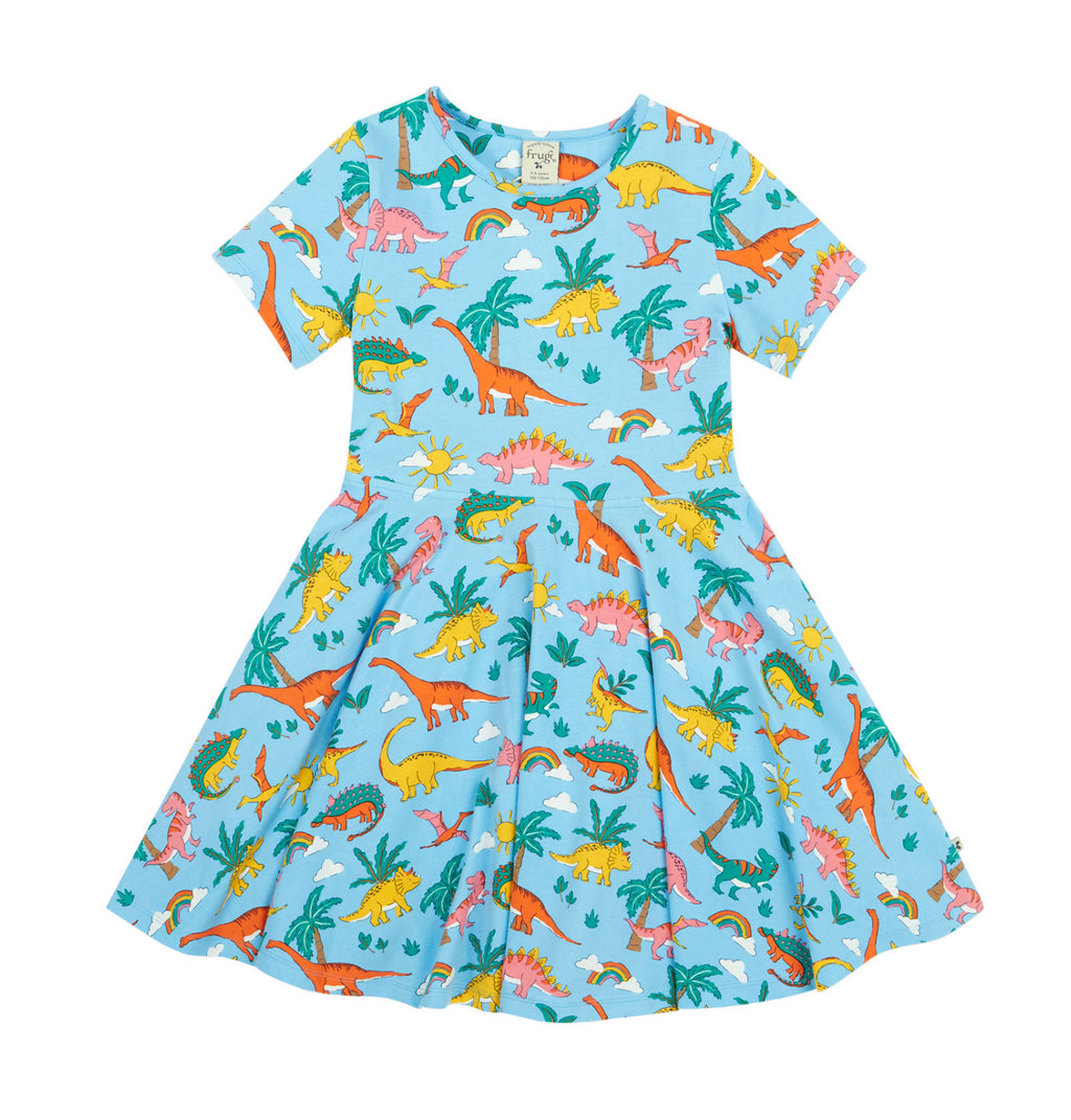 Kleid mit süßem Dino von Frugi