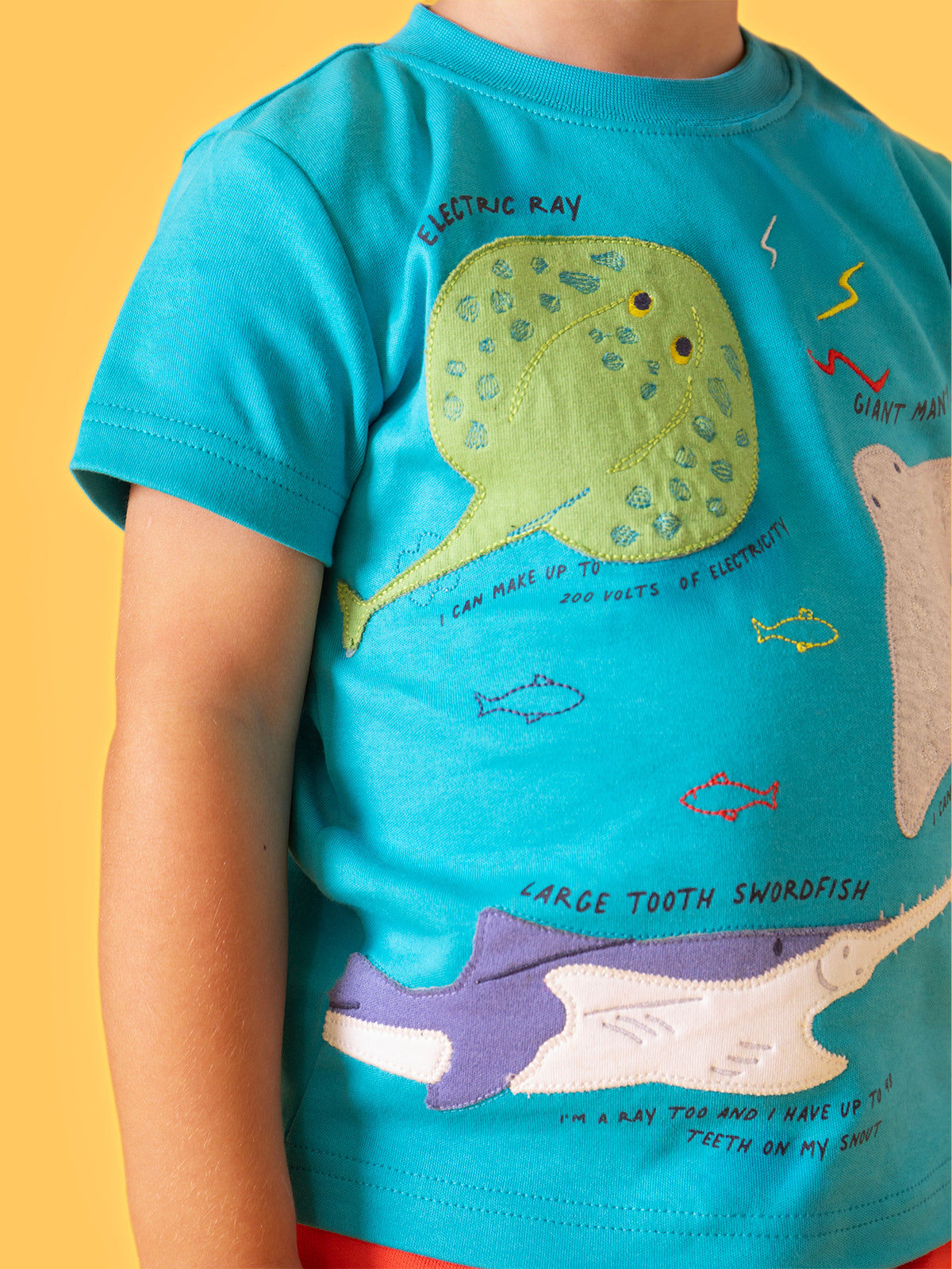 T-Shirt Fische von Frugi