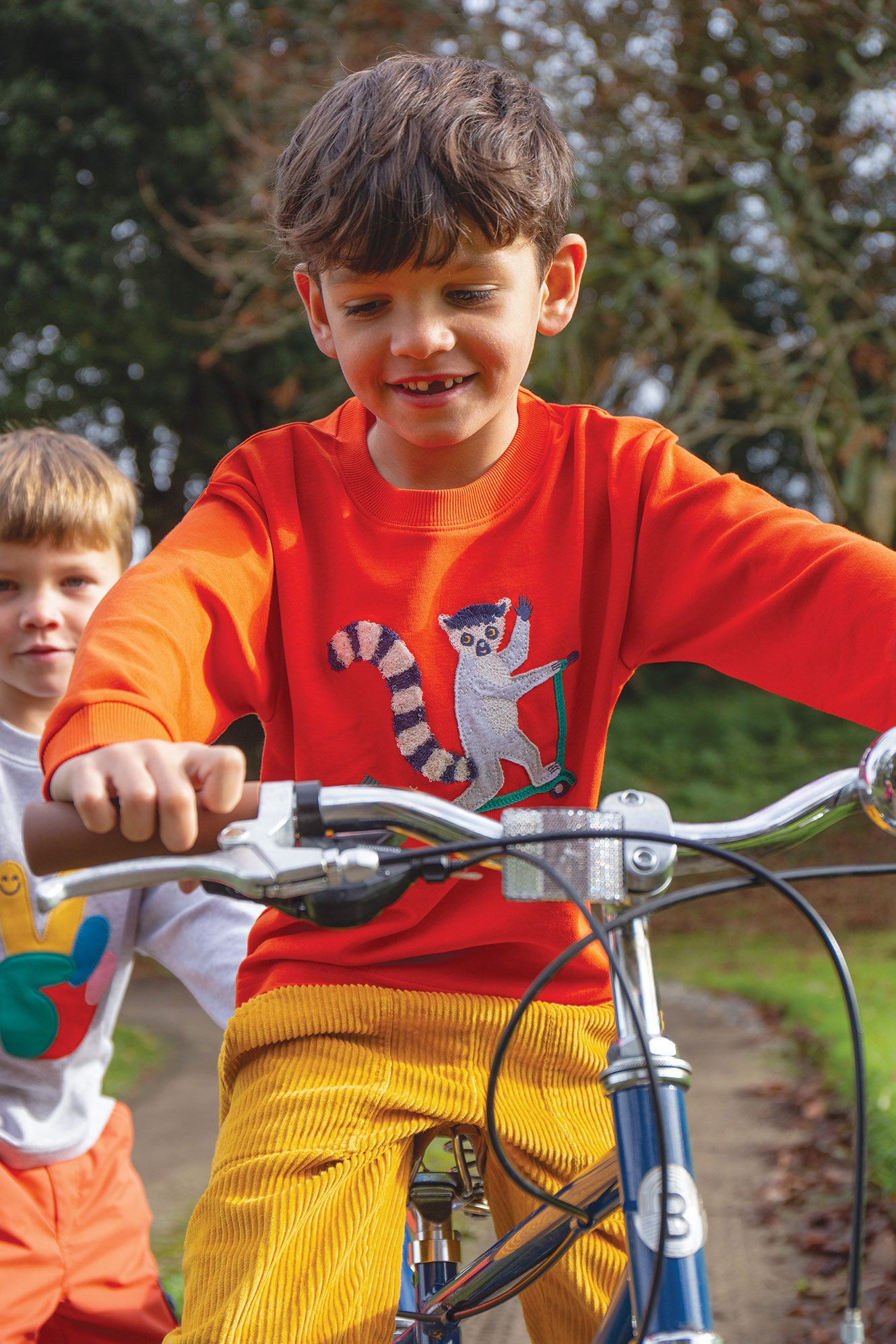 Shirt Lemur orange von Frugi