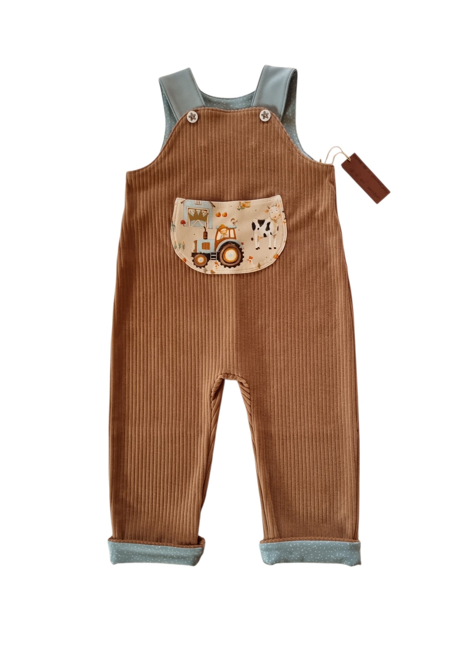 Latzhose Bauernhof handgemacht von Chrönli (80cm)